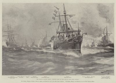 The Crisis in South Africa, British Fleet on the Cape of Good Hope Station by Fred T. Jane